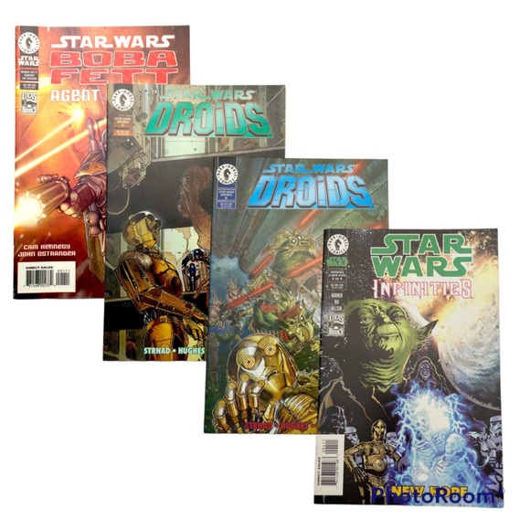 Star Wars Boba Fett: Agent of Doom, Droids #5, #6 and Infinitie New Hope #4 VTG - Picture 7 of 7